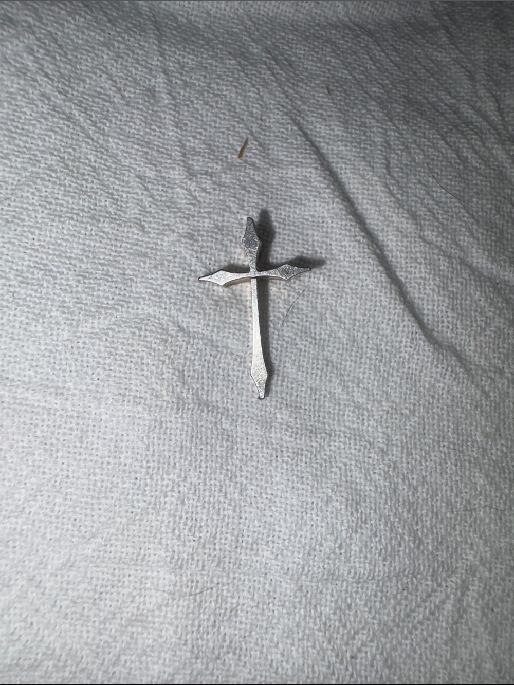 🔥5 FOR $25🔥 Silver Cross Pendant Necklace Charm - Silver Tone